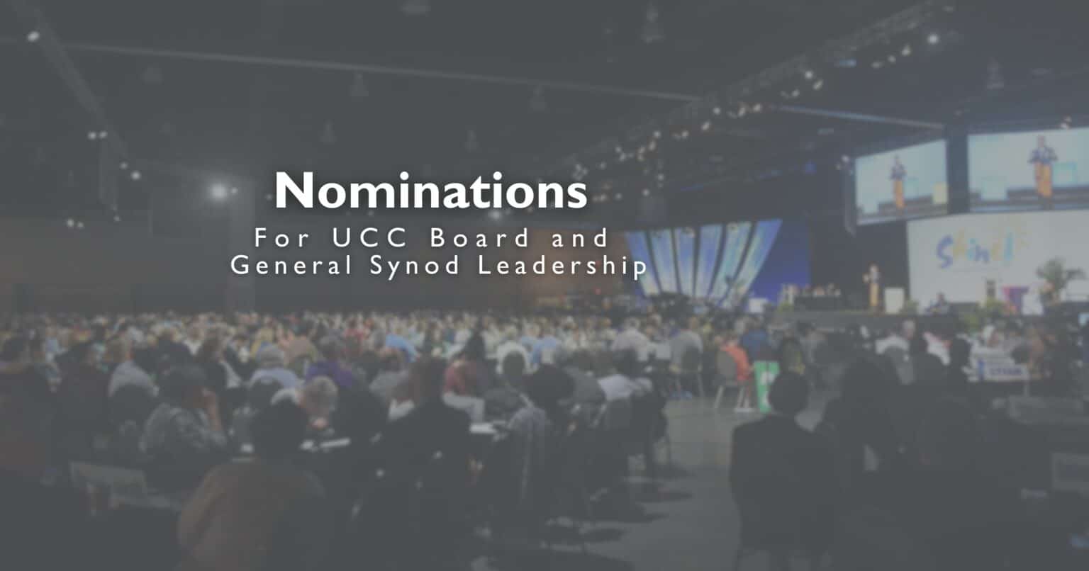 General Synod Nominating Committee calls for applicants to UCC Board